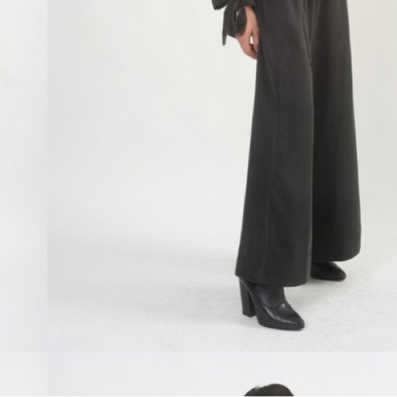 The Meg Black Bloaker Silky Belted Long Sleeve Jumpsuit - NWT - Picture 12 of 15